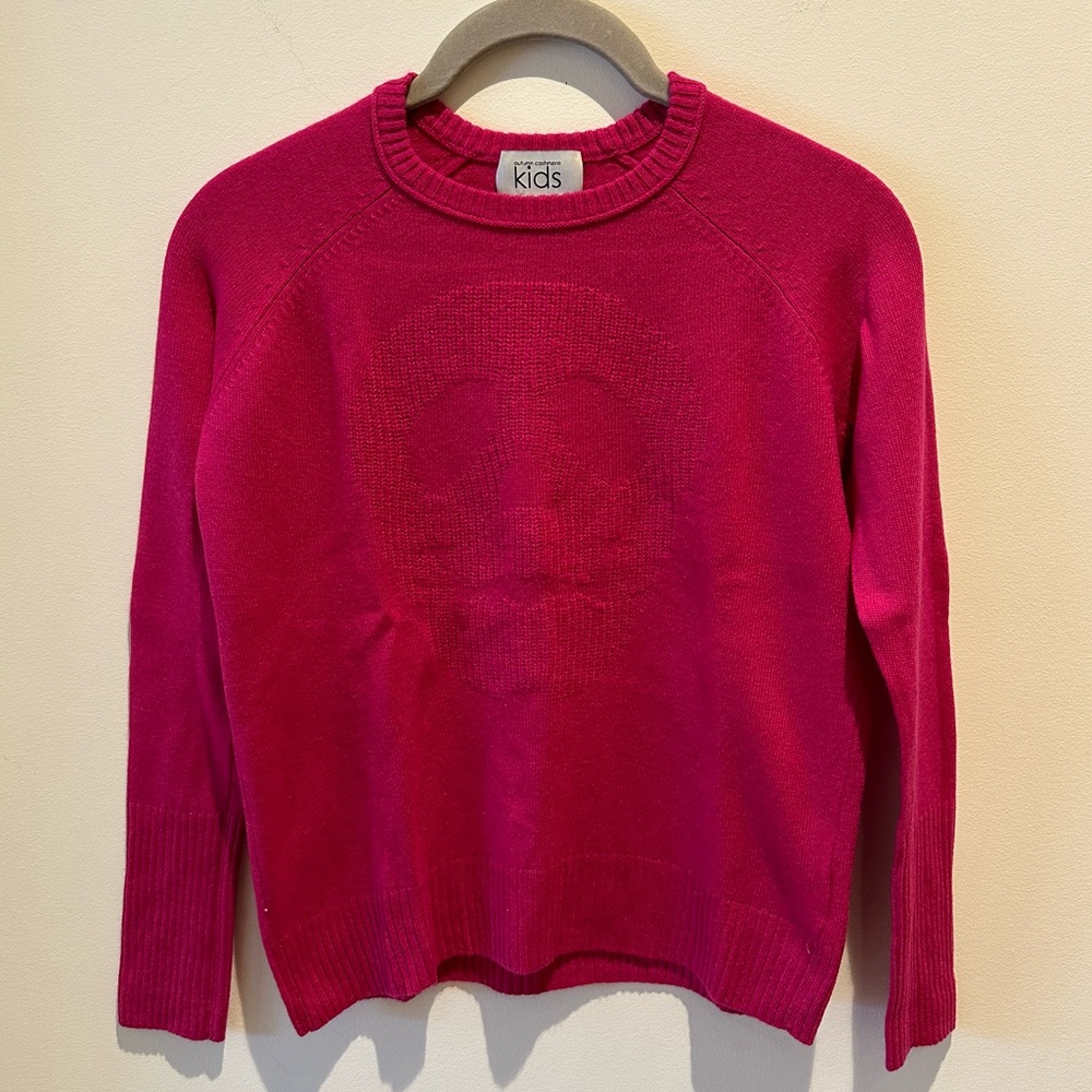 Autumn Cashmere Kids Skull Design Sweater size 10
